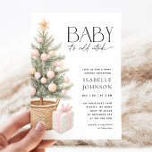 Baby It's Cold Outside Girl Christmas Baby Shower Einladung