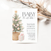 Baby It's Cold Outside Girl Christmas Baby Shower Einladung