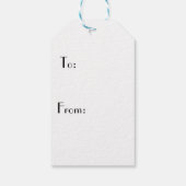 Baby It's Cold Outside - Holiday Gift Tag Geschenkanhänger (Rückseite)