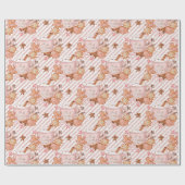 Baby It's Cold Outside mit Streifen Geschenkpapier (Flach)