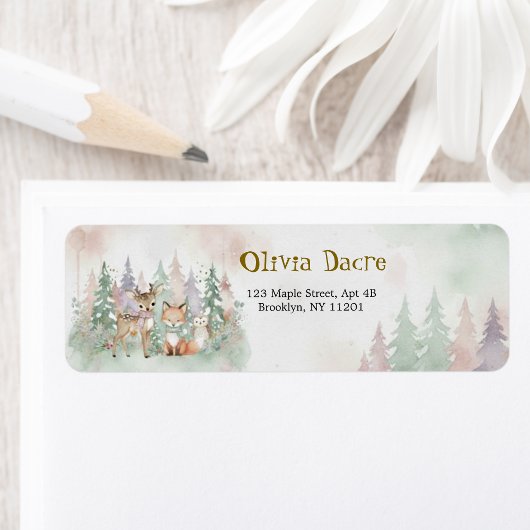 Baby It's Cold Outside Modern Winter Woodland