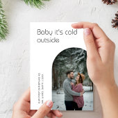 Baby It's Cold Outside New First Christmas Feiertagskarte