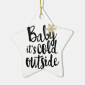**BABY IT'S COLD OUTSIDE** ORNAMENT (Links)