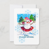Baby It's Cold Outside! Party Supplies Einladung (Vorderseite)