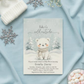 Baby It's Cold Outside Polar Bear Baby Shower Einladung