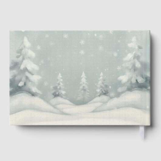 Baby, It's Cold Outside Polar Bear Winter Gästebuch (Rückseite)