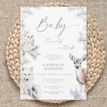 Baby It's Cold Outside QR Code Baby Shower-Überset