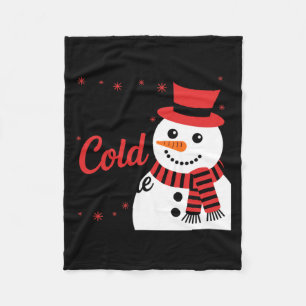 Baby It's Cold Outside Retro-Weihnachten Langarmsh Fleecedecke