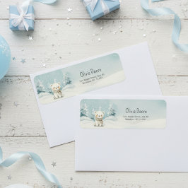 Baby, It's Cold Outside return address labels