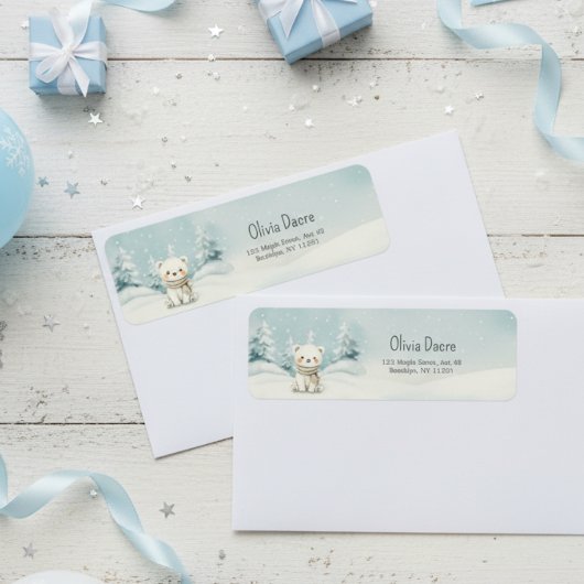 Baby, It's Cold Outside return address labels