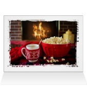 Baby It's Cold Outside Romantic Holiday Card (Innenansicht Horizontal (Oben))