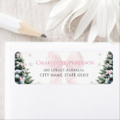 Baby it's Cold Outside Rücksendeadresse mit rosa S (Insitu)