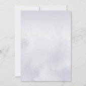 Baby It's Cold Outside Silver Gray Baby Shower Inv Einladung (Rückseite)