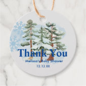 Baby its cold outside snowflake winter geschenkanhänger (Vorderseite)