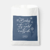 Baby It's Cold Outside Snowflakes Gefälligkeitssac Geschenktütchen (Vorderseite)