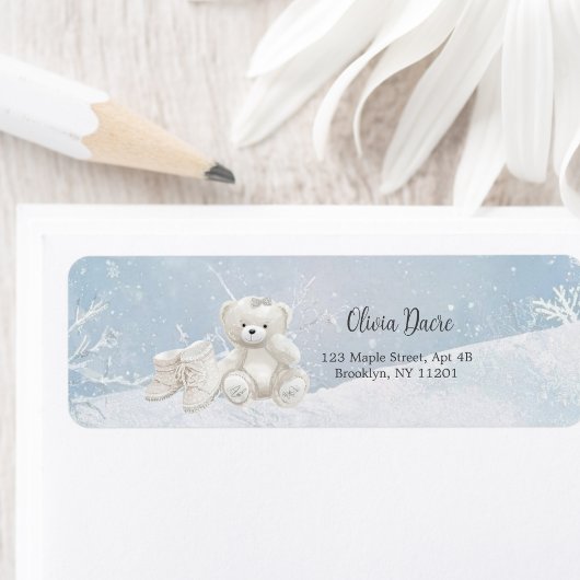 Baby, It's Cold Outside Teddy Bear Rücksendeadress