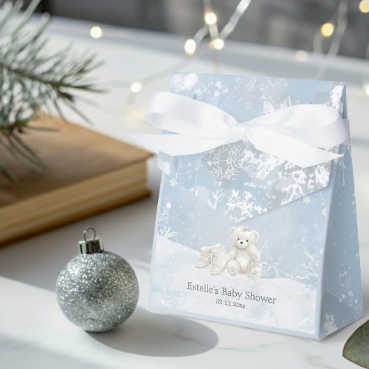 Baby, It's Cold Outside Teddy Bear Winter Gift Geschenkschachtel