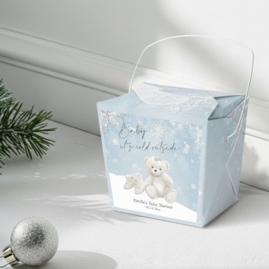 Baby, It's Cold Outside Teddy Bear Wonderland  Geschenkschachtel