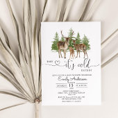 Baby It's Cold Outside Winter Baby Dusche Invitati Einladung