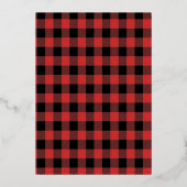 Baby It's Cold Outside Winter Baby Dusche Real Folieneinladung (Rückseite)