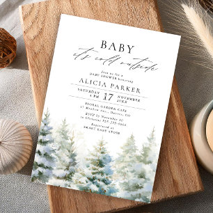 Baby It's Cold Outside Winter-Baby-Party Einladung