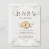 Baby Its Cold Outside Winter Baby Shower Cute Fox Einladung (Vorderseite)