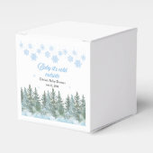 Baby It's Cold Outside Winter Baby Shower Geschenkschachtel (Vorderseite)