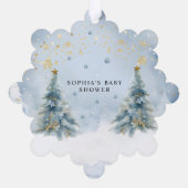 Baby It's Cold Outside Winter Bear Danke Geschenke Ornament Karte (Rückseite)