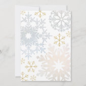 Baby It's Cold Outside Winter Invite Boy Einladung (Rückseite)