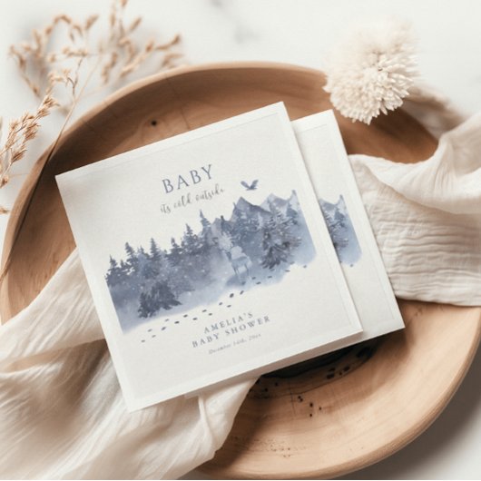 Baby It's Cold Outside Winter Napkins Serviette
