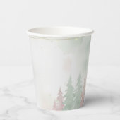  Baby It's Cold Outside Winter Woodland Pappbecher (Rückseite)