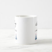 Baby its kold outscript Blue Christmas Tree Kaffeetasse (Mittel)