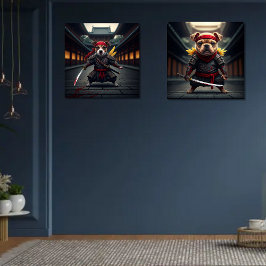 Baby Jack Russell und Mops Ninjas Print Set 2