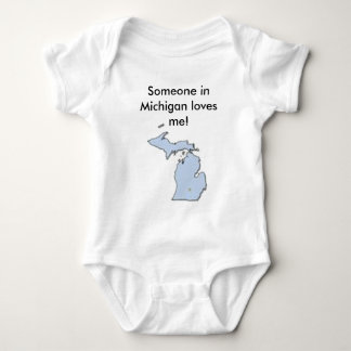 Baby, jemand in Michigan-Lieben ich! Baby Strampler