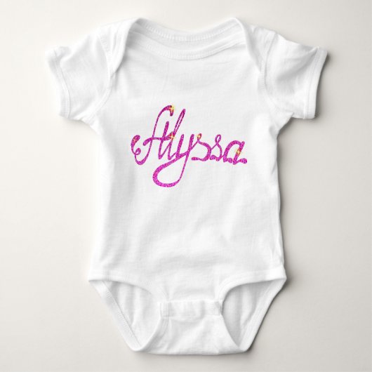 Baby Jersey Bodysuit Alyssa Baby Strampler (Vorderseite)
