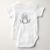 Baby Jersey Bodysuit Baby Strampler (Rückseite)