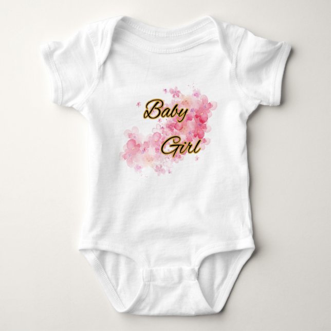 Baby Jersey Bodysuit Baby Strampler (Vorderseite)