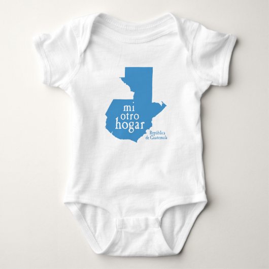 Baby-Jersey-Bodysuit GUATEMALA Baby Strampler (Vorderseite)
