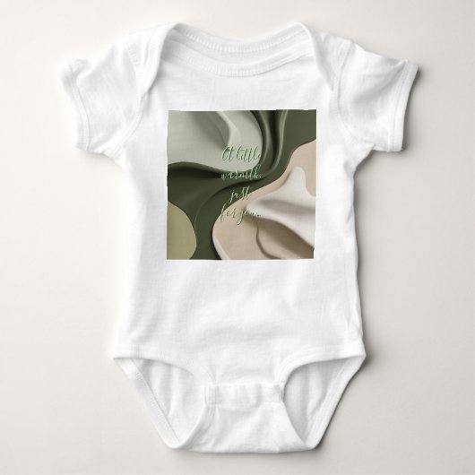 Baby Jersey Bodysuit in stilvoller Grafik Baby Strampler (Vorderseite)