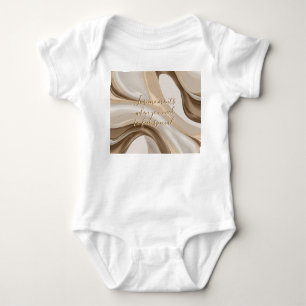 Baby Jersey Bodysuit in stilvoller Grafik Strampler