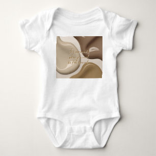 Baby Jersey Bodysuit in stilvoller Grafik Strampler