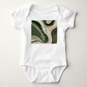 Baby Jersey Bodysuit in stilvoller Grafik Strampler