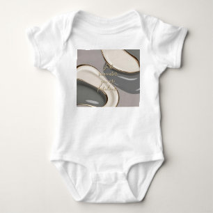Baby Jersey Bodysuit in stilvoller Grafik Strampler