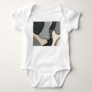Baby Jersey Bodysuit in stilvoller Grafik Strampler
