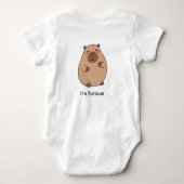 Baby Jersey Bodysuit mit Bärenanzug Cartoon Baby Strampler (Rückseite)