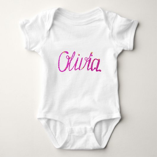 Baby Jersey Bodysuit Olivia Baby Strampler (Vorderseite)