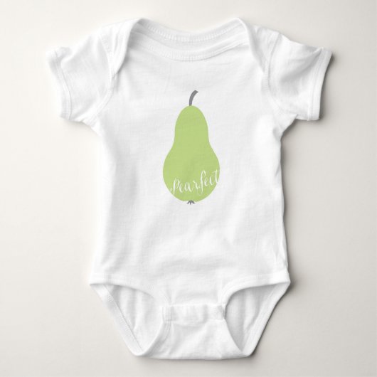 Baby-Jersey-Bodysuit Pearfect Baby Strampler (Vorderseite)