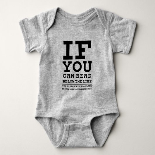 Baby Jersey Bodysuit Strampler (Vorderseite)