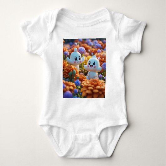 Baby Jersey Bodysuit Strampler (Vorderseite)
