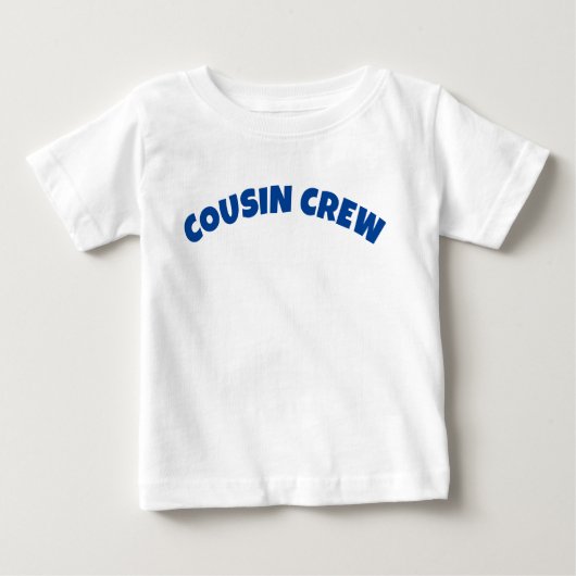 Baby Jersey Cousin Crew T - Shirt (Vorderseite)